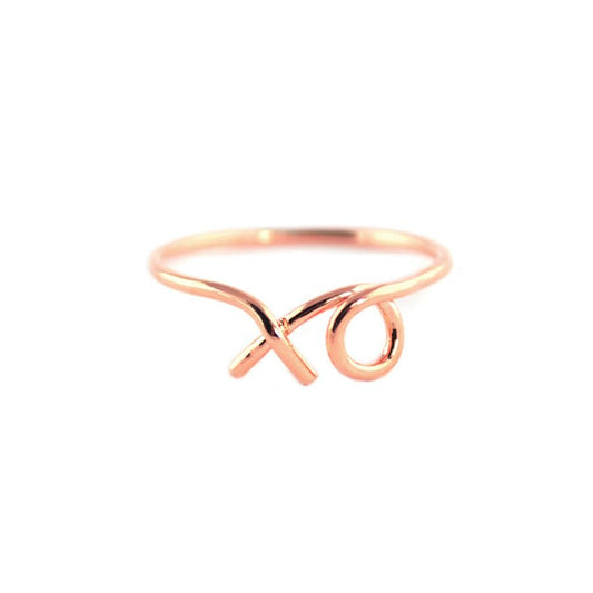 XO Rose Gold Ring - Wanderlust + Co